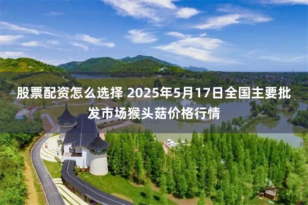 股票配资怎么选择 2025年5月17日全国主要批发市场猴头菇价格行情