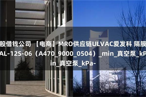 炒股借钱公司 【电商】MRO供应链ULVAC爱发科 隔膜泵 DAL-12S-06(A470_9000_0504)_min_真空泵_kPa-