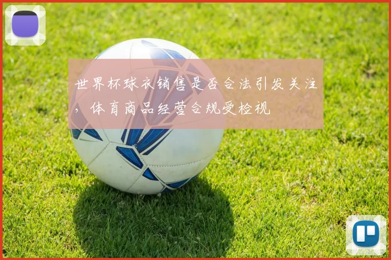 世界杯球衣销售是否合法引发关注,体育商品经营合规受检视