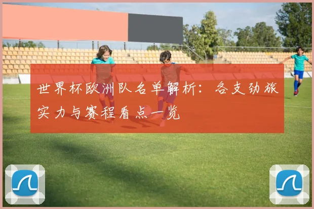 世界杯欧洲队名单解析:各支劲旅实力与赛程看点一览
